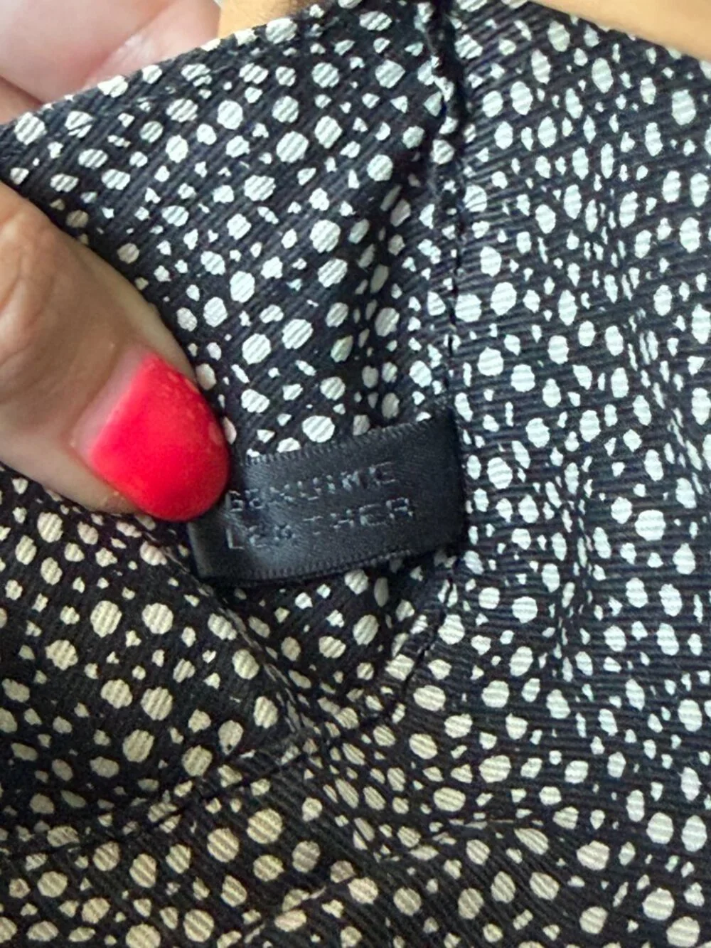 Loeffler Randall Tan Black Leather Minaudière Laser Cut Clutch